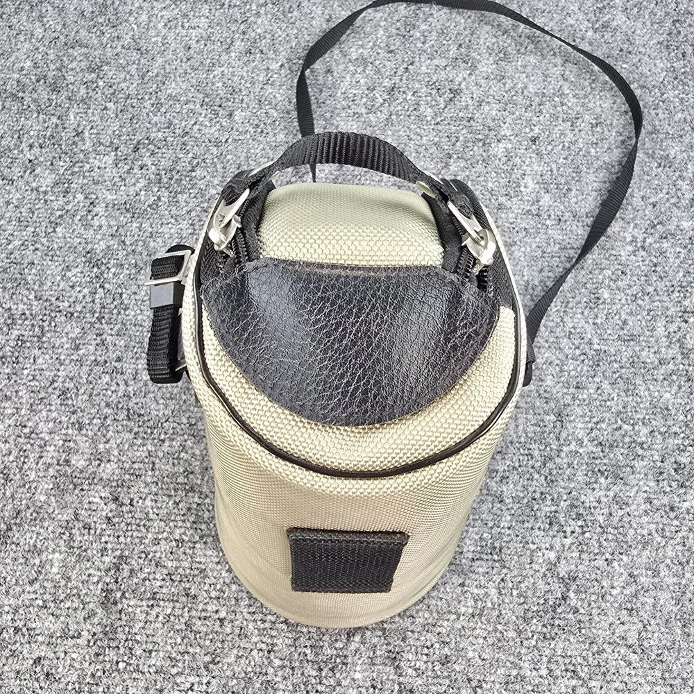 Canon Genuine LZ1326 Soft Lens Case Pouch w/ Shoulder Strap Beige Excellent